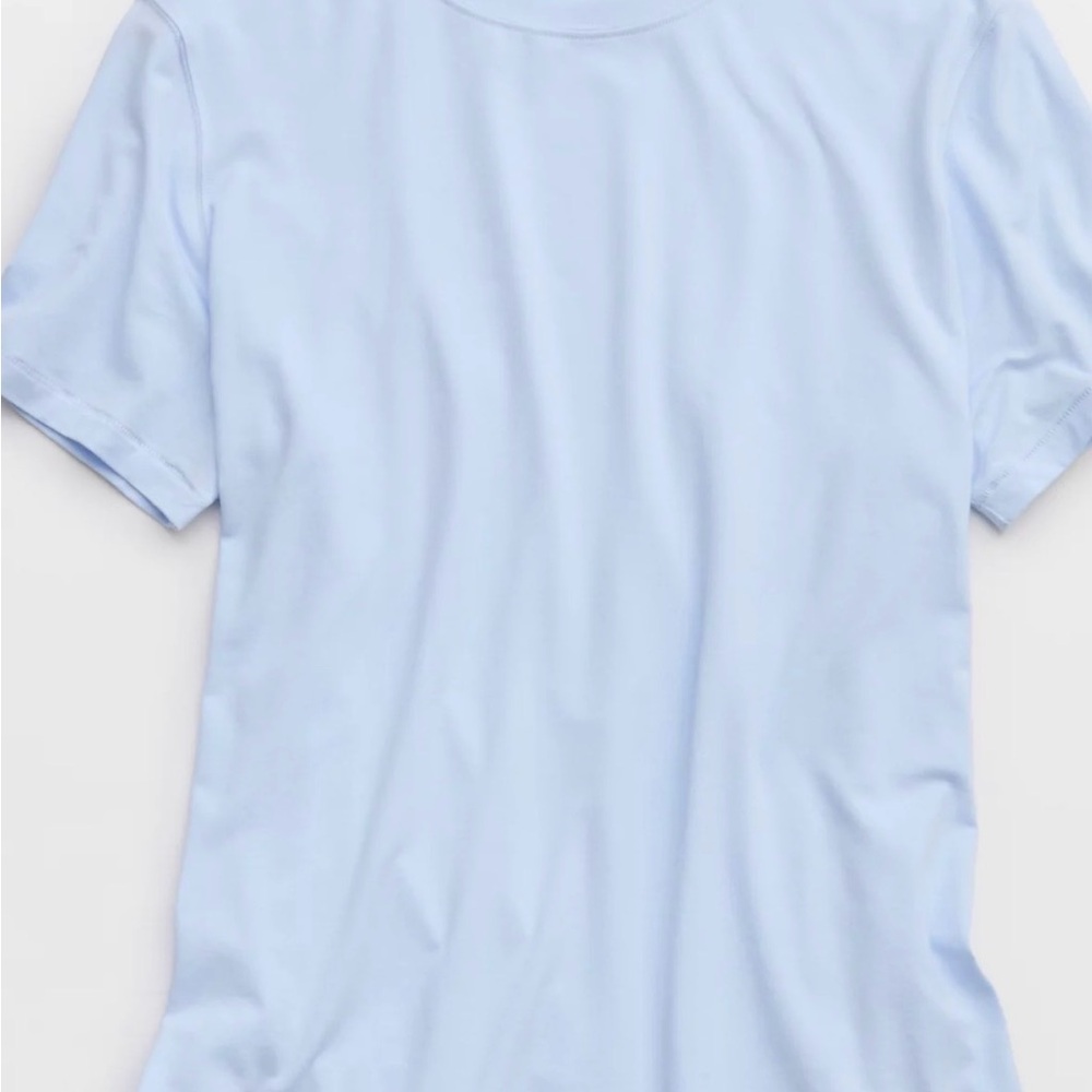 Aerie Soft Light Blue boyfriend Tee